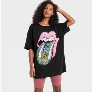 Target Rolling Stones T-Shirt Dress L/XL